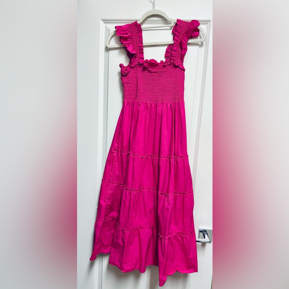 The Ellie Nap Dress
Poppy Pink Poplin · Size: XS
Worn 1x